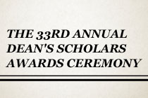 2013-2014 Scholarships & Awards Recipients